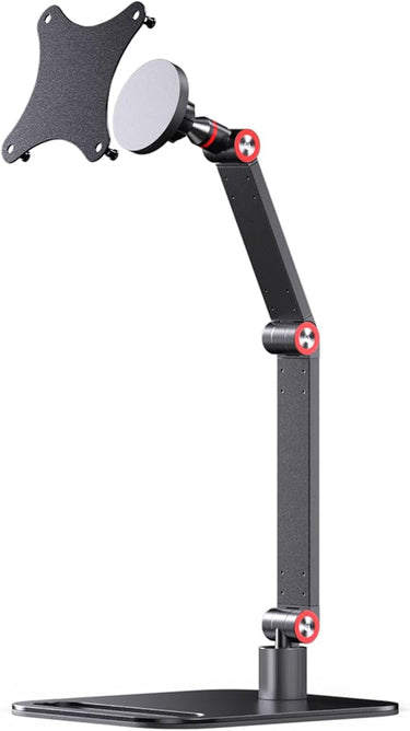 Soporte para monitor portátil con liberación rápida magnética - Plegable para monitores portátiles de 12, 12,5, 15,6, 17, 17,3, 18 y 18,5 pulgadas, soporte VESA de 75 x 75 mm, soporte plegable para